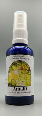 Sie sehen eine Packung Raumspray Amalfi 50 ml, Produktbild: 01 Raumspray Amalfi 50 ml, A-Nr.: 5699789 - 01