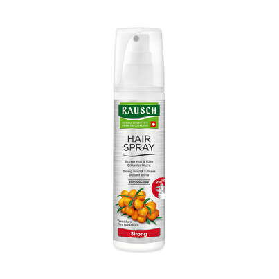 Sie sehen eine Packung RAUSCH HAIRSPRAY Strong Non-Aerosol, Produktbild: 01 RAUSCH HAIRSPRAY Strong Non-Aerosol, A-Nr.: 4555367 - 01