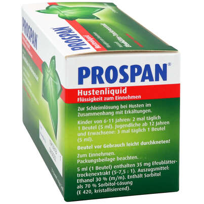 Sie sehen eine Packung Prospan® Hustenliquid in der Flasche, Produktbild: 02 Prospan® Hustenliquid in der Flasche, A-Nr.: 4473511 - 02