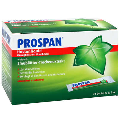 Sie sehen eine Packung Prospan® Hustenliquid in der Flasche, Produktbild: 05 Prospan® Hustenliquid in der Flasche, A-Nr.: 4473511 - 05