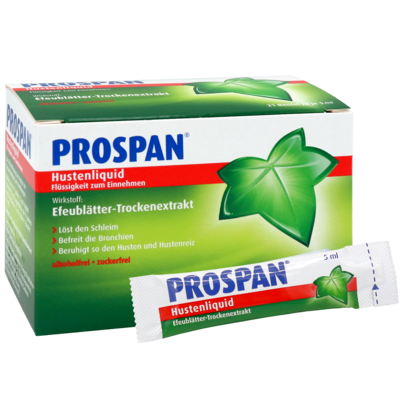 Sie sehen eine Packung Prospan® Hustenliquid in der Flasche, Produktbild: 07 Prospan® Hustenliquid in der Flasche, A-Nr.: 4473511 - 07