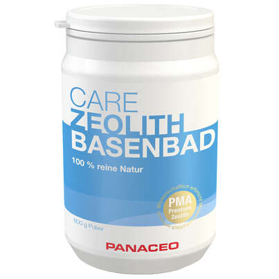 Sie sehen eine Packung PANACEO CARE Zeolith-Basenbad, Produktbild: 01 PANACEO CARE Zeolith-Basenbad, A-Nr.: 4399051 - 01