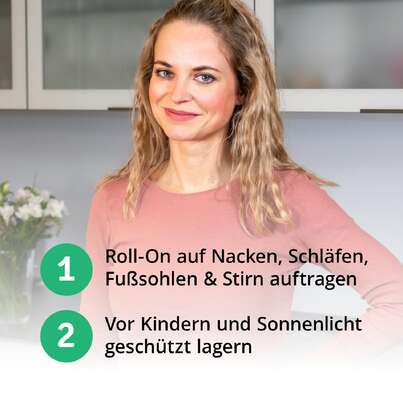 Sie sehen eine Packung Pfefferminzöl Roll-On, Produktbild: 03 Pfefferminzöl Roll-On, A-Nr.: 5713288 - 03