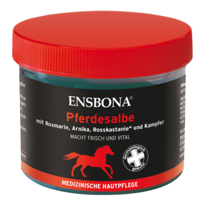 Sie sehen eine Packung Ensbona Pferdesalbe, Produktbild: 01 Ensbona Pferdesalbe, A-Nr.: 3035950 - 01