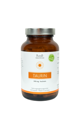 Sie sehen eine Packung Taurin 500mg - hochrein, Produktbild: 01 Taurin 500mg - hochrein, A-Nr.: 5818165 - 01