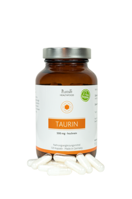 Sie sehen eine Packung Taurin 500mg - hochrein, Produktbild: 02 Taurin 500mg - hochrein, A-Nr.: 5818165 - 02