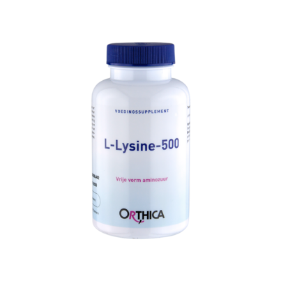 Sie sehen eine Packung L-Lysine 500 Kapseln Orthica, Produktbild: 01 L-Lysine 500 Kapseln Orthica, A-Nr.: 5598338 - 01