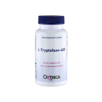 Sie sehen eine Packung L-Tryptophan 400 Orthica Kapseln, Produktbild: 01 L-Tryptophan 400 Orthica Kapseln, A-Nr.: 5395865 - 01