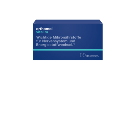 Sie sehen eine Packung Orthomol Vital M, Produktbild: 01 Orthomol Vital M, A-Nr.: 2413634 - 01