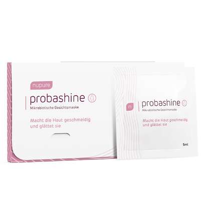 Sie sehen eine Packung Nupure probashine probiotische Maske, Produktbild: 01 Nupure probashine probiotische Maske, A-Nr.: 5779011 - 01