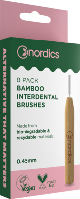 Nordics Öko Interdental Zahnbürste Bambus 0,45mm, A-Nr.: 5339335 - 02