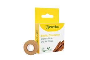 Nordics Öko Zahnseide PLA variable Breite mit Zimt, A-Nr.: 5339358 - 01