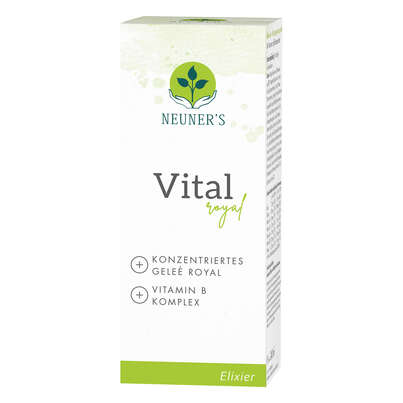 Sie sehen eine Packung Vital royal Elixier, Produktbild: 01 Vital royal Elixier, A-Nr.: 3207606 - 01
