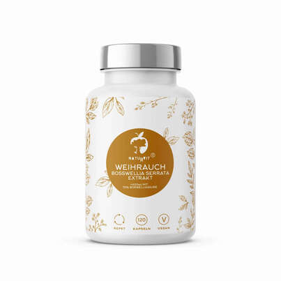 Sie sehen eine Packung Naturvit® Weihrauch Boswellia Serrata Extrakt, Produktbild: 01 Naturvit® Weihrauch Boswellia Serrata Extrakt, A-Nr.: 5666465 - 01