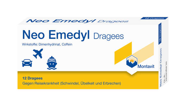 Sie sehen eine Packung Neo Emedyl Dragees, Produktbild: 01 Neo Emedyl Dragees, A-Nr.: 0037262 - 01
