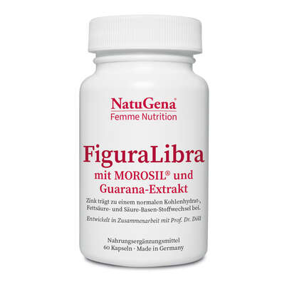 Sie sehen eine Packung NatuGena FiguraLibra Kapseln, Produktbild: 01 NatuGena FiguraLibra Kapseln, A-Nr.: 5740641 - 01