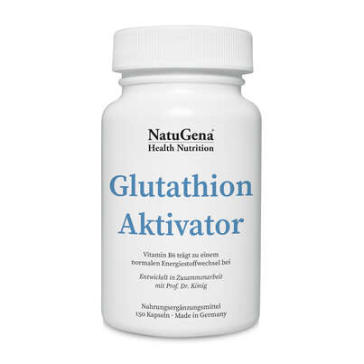 Sie sehen eine Packung NatuGena Glutathion Aktivator Kapseln, Produktbild: 01 NatuGena Glutathion Aktivator Kapseln, A-Nr.: 5699186 - 01