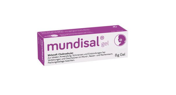 Sie sehen eine Packung Mundisal® Gel 8 g, Produktbild: 01 Mundisal® Gel 8 g, A-Nr.: 0072850 - 01