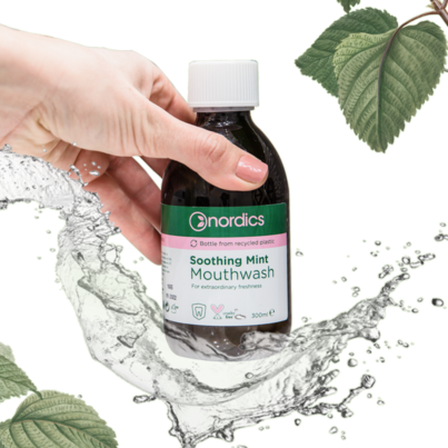 Nordics Mundwasser beruhigende frische Minze, A-Nr.: 5332238 - 02