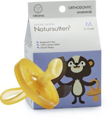 Sie sehen eine Packung Bio Schnuller Rundschild Zahngerecht Größe M, Produktbild: 01 Bio Schnuller Rundschild Zahngerecht Größe M, A-Nr.: 5568544 - 01