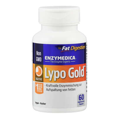 Sie sehen eine Packung Supplementa Lypo Gold Kapseln, Produktbild: 01 Supplementa Lypo Gold Kapseln, A-Nr.: 5395629 - 01