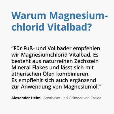 Sie sehen eine Packung Magnesiumchlorid Vitalbad, Produktbild: 02 Magnesiumchlorid Vitalbad, A-Nr.: 4555829 - 02