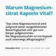 Casida Magnesiumcitrat Kapseln Vital, A-Nr.: 4895732 - 03
