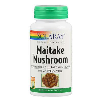 Sie sehen eine Packung Supplementa Maitake Mushroom Kapseln, Produktbild: 01 Supplementa Maitake Mushroom Kapseln, A-Nr.: 5574131 - 01