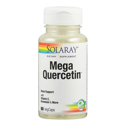 Sie sehen eine Packung Supplementa Mega-Quercetin Kapseln, Produktbild: 01 Supplementa Mega-Quercetin Kapseln, A-Nr.: 5574183 - 01