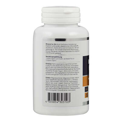 Supplementa Minerals for life Kapseln, A-Nr.: 5596782 - 03