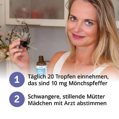 Sie sehen eine Packung Mönchspfeffer Tropfen, Produktbild: 05 Mönchspfeffer Tropfen, A-Nr.: 5843364 - 05