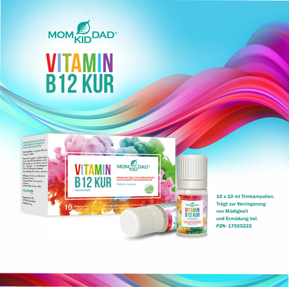 Sie sehen eine Packung Vitamin B12 Kur, hochdosiert, 10 x 10 Trinkampullen, Waldfruchtgeschmack, Produktbild: 07 Vitamin B12 Kur, hochdosiert, 10 x 10 Trinkampullen, Waldfruchtgeschmack, A-Nr.: 5795725 - 07