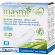 Sie sehen eine Packung Masmi Organic Care - Bio Monatsbinden Ultra Nacht, Produktbild: 01 Masmi Organic Care - Bio Monatsbinden Ultra Nacht, A-Nr.: 4368777 - 01