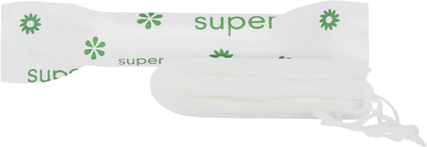 Sie sehen eine Packung Masmi Organic Care - Bio Tampons Super, Produktbild: 03 Masmi Organic Care - Bio Tampons Super, A-Nr.: 4368889 - 03