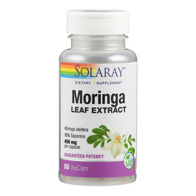 Sie sehen eine Packung Supplementa Moringa 450 mg Kapseln, Produktbild: 01 Supplementa Moringa 450 mg Kapseln, A-Nr.: 5574243 - 01