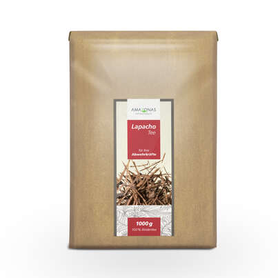 Sie sehen eine Packung Lapacho - innere rote Rinde geschnitten, 1.000g, immunstärkend, Produktbild: 01 Lapacho - innere rote Rinde geschnitten, 1.000g, immunstärkend, A-Nr.: 5229227 - 01