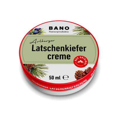 Sie sehen eine Packung Arlberger Latschenkiefercreme, Produktbild: 01 Arlberger Latschenkiefercreme, A-Nr.: 0887687 - 01