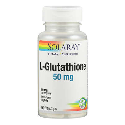 Sie sehen eine Packung Supplementa L-Glutathion 50 mg Kapseln, Produktbild: 01 Supplementa L-Glutathion 50 mg Kapseln, A-Nr.: 5574042 - 01