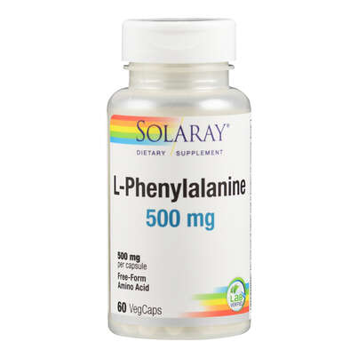 Sie sehen eine Packung Supplementa L-Phenylalanin 500 mg Kapseln, Produktbild: 01 Supplementa L-Phenylalanin 500 mg Kapseln, A-Nr.: 5597936 - 01
