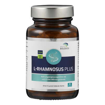 Sie sehen eine Packung Supplementa L-Rhamnosus Plus Kapseln, Produktbild: 01 Supplementa L-Rhamnosus Plus Kapseln, A-Nr.: 5596552 - 01