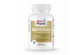 Sie sehen eine Packung Zeinpharma Kürbiskern 400 mg Kapseln, Produktbild: 01 Zeinpharma Kürbiskern 400 mg Kapseln, A-Nr.: 3818758 - 01