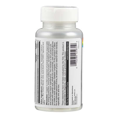 Sie sehen eine Packung Supplementa Kupfer 2 mg Kapseln, Produktbild: 03 Supplementa Kupfer 2 mg Kapseln, A-Nr.: 5573999 - 03
