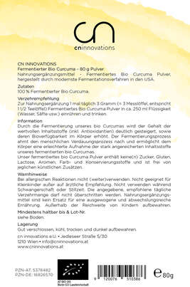 Kurkuma fermentiert Plv Bio, A-Nr.: 5378482 - 03