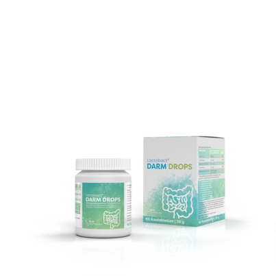 Sie sehen eine Packung Lactobact DARM DROPS, Produktbild: 01 Lactobact DARM DROPS, A-Nr.: 5581415 - 01