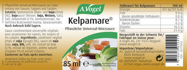 Sie sehen eine Packung A.Vogel Kelpamare, Produktbild: 02 A.Vogel Kelpamare, A-Nr.: 0250576 - 02