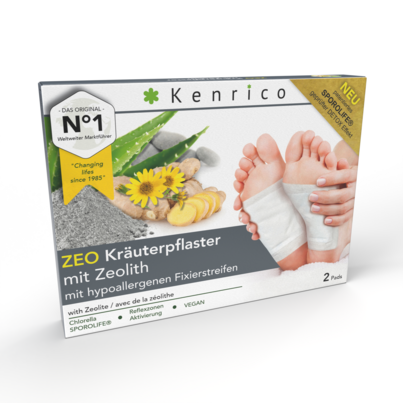 Sie sehen eine Packung ZEO Kräuterpflaster mit Zeolith, Produktbild: 01 ZEO Kräuterpflaster mit Zeolith, A-Nr.: 4831494 - 01