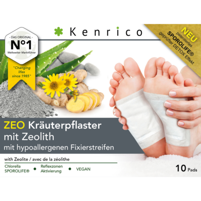 Sie sehen eine Packung ZEO Kräuterpflaster mit Zeolith, Produktbild: 02 ZEO Kräuterpflaster mit Zeolith, A-Nr.: 4161065 - 02
