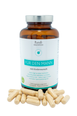 Sie sehen eine Packung Kapseln Für den Mann mit Kinderwunsch, Produktbild: 02 Kapseln Für den Mann mit Kinderwunsch, A-Nr.: 4488895 - 02