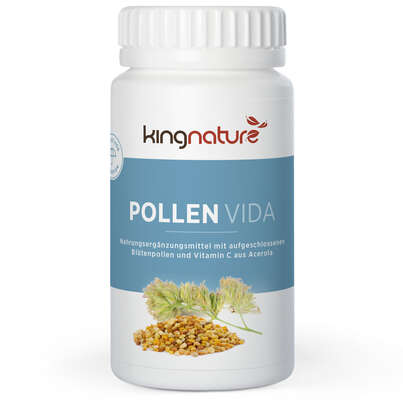 Sie sehen eine Packung Kingnature Pollen Vida, Produktbild: 01 Kingnature Pollen Vida, A-Nr.: 4596484 - 01