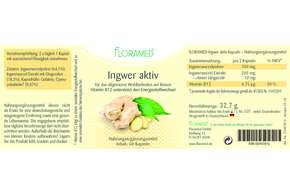Floramed Ingwer aktiv, A-Nr.: 4390191 - 01